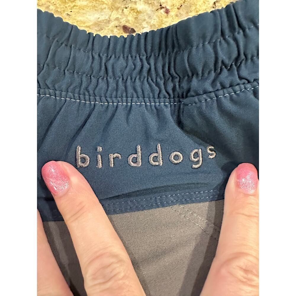 Birddogs Boomstick Men’s Size Small Gray Navy Lined Long Classic Athletic Shorts - Picture 3 of 16